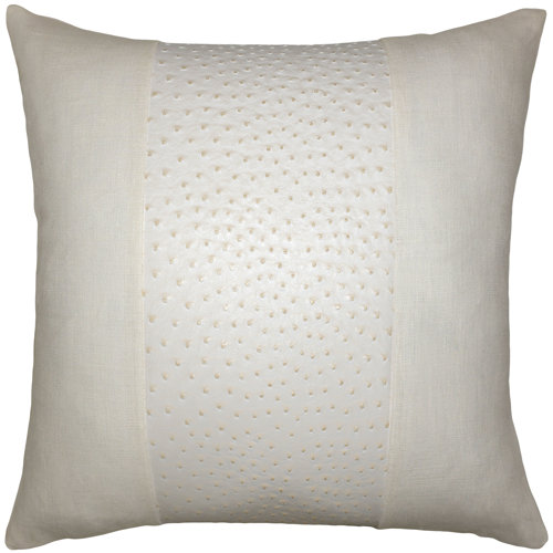 Square Feathers Ostrich Feather Throw Pillow Wayfair